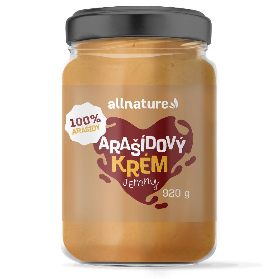 Allnature Arašídový krém jemný 920g