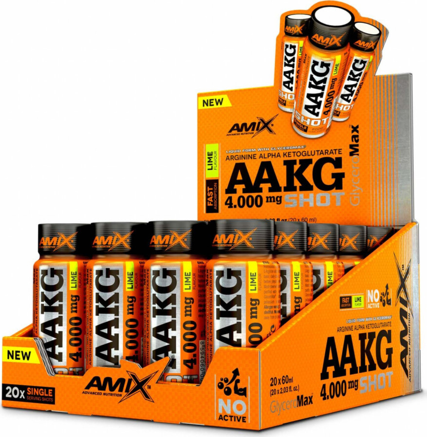 Amix AAKG Shot 4000 mg 20 x 60 ml lime