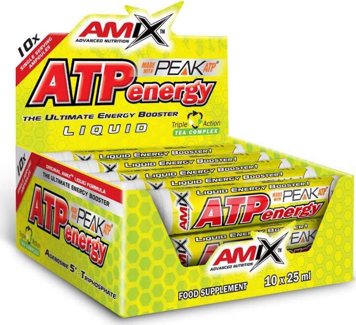 Amix ATP Energy Liquid 10 x 25 ml lemon