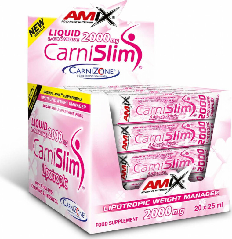 Amix CarniSlim Lipotropic 20 x 25 ml pineapple