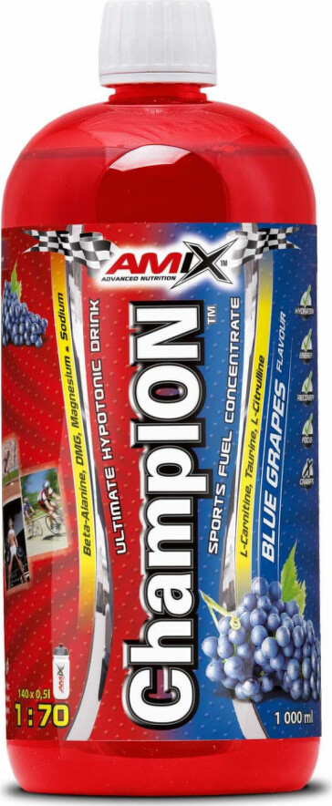 Amix ChampION Sports Fuel 1000 ml blue grapes