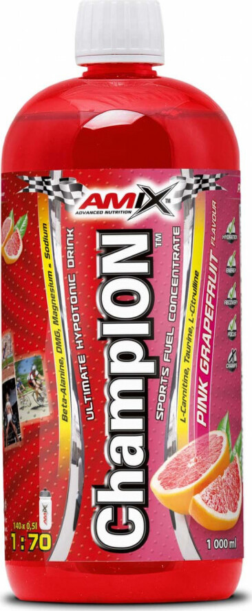 Amix ChampION Sports Fuel 1000 ml pink grapefruit