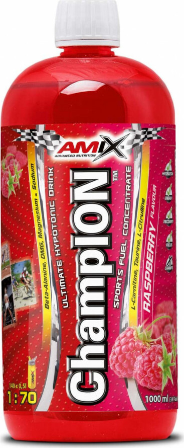 Amix ChampION Sports Fuel 1000 ml red raspberry