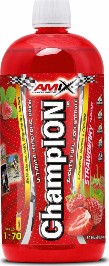 Amix ChampION Sports Fuel 1000 ml strawberry