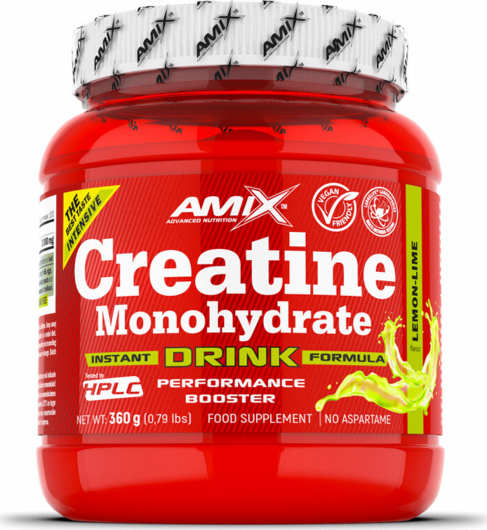 Amix Creatine Monohydrate Drink 360 g lemon lime