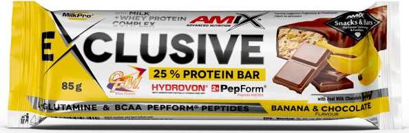 Amix Exclusive Protein Bar 85 g banana chocolate