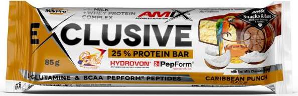 Amix Exclusive Protein Bar 85 g caribbean punch