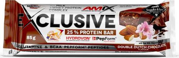 Amix Exclusive Protein Bar 85 g double dutch chocolate