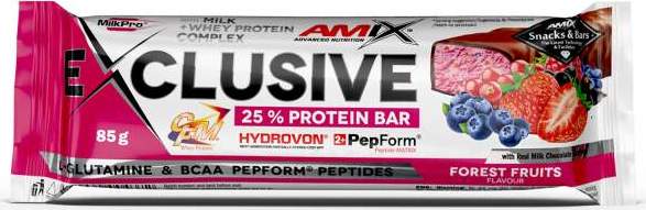 Amix Exclusive Protein Bar 85 g forest fruits