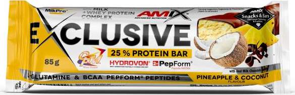 Amix Exclusive Protein Bar 85 g pineapple coconut