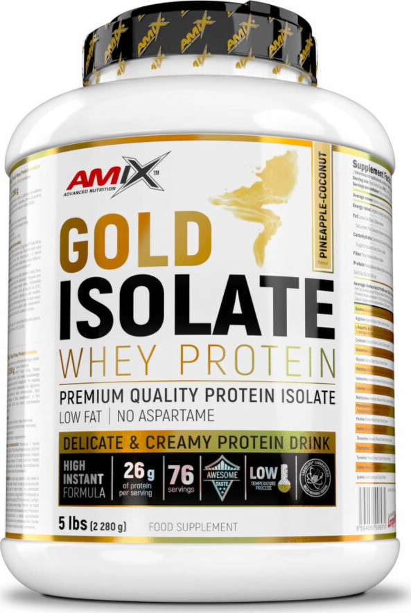 Amix Gold Whey Protein Isolate 2280 g pineapple coconut juice