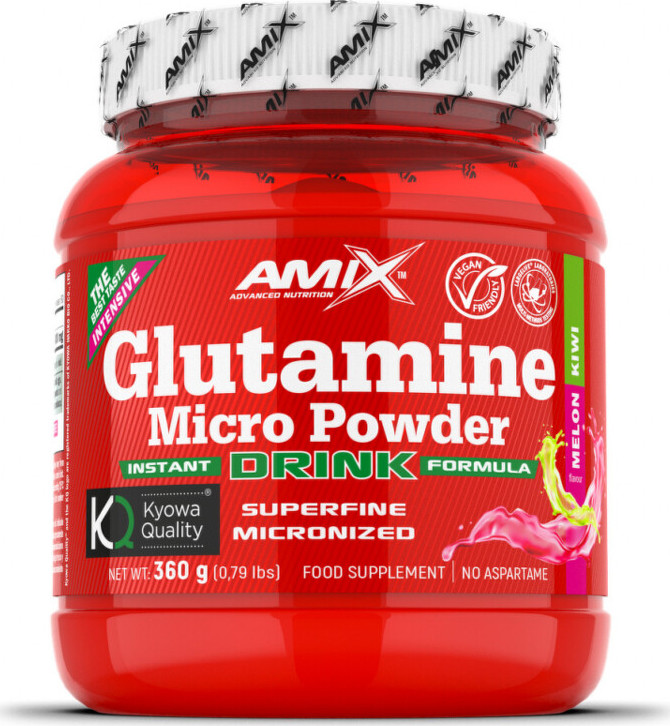 Amix L-Glutamine Powder Drink 360 g kiwi melon