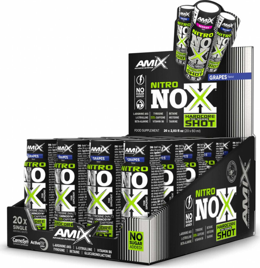 Amix NitroNox Shot 20 x 60 ml grapes