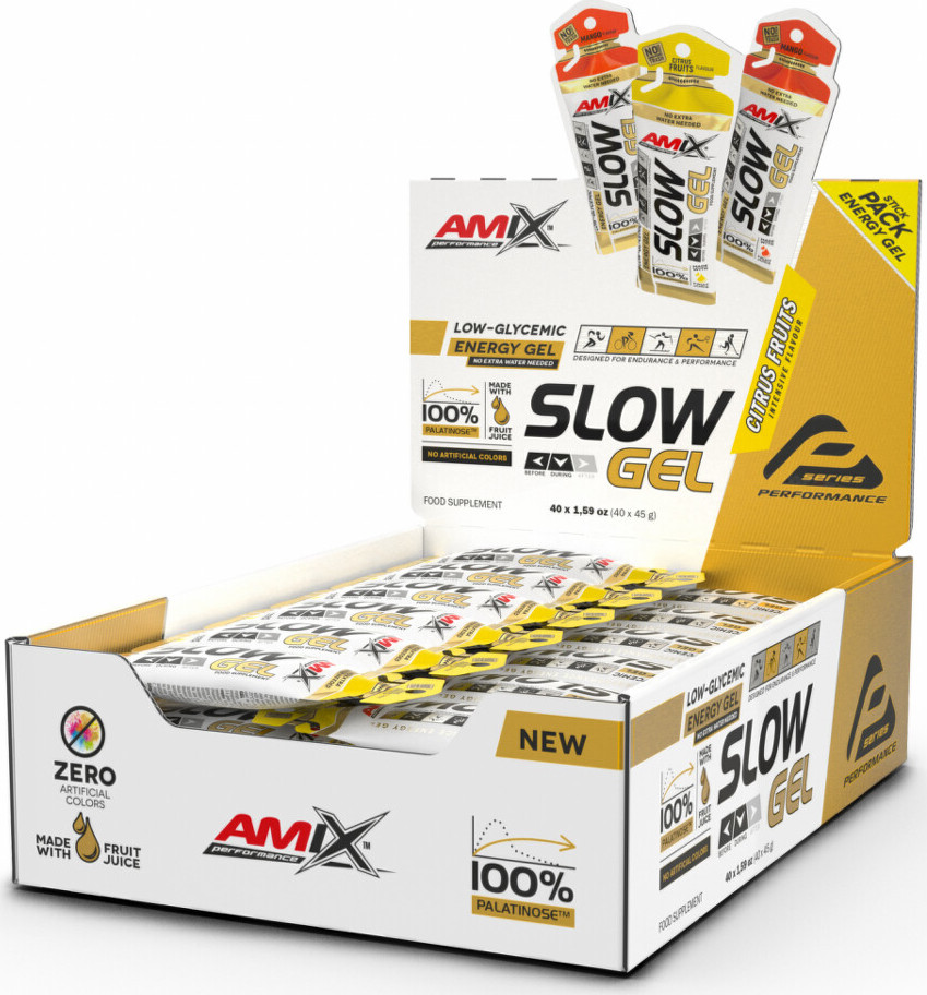 Amix Performance Slow Gel 40 x 45 g citrus fruits