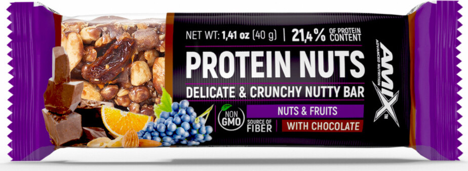 Amix Protein Nuts Bar 40 g nuts fruits