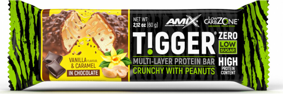 Amix Tigger Zero Protein Bar 60 g vanilla caramel