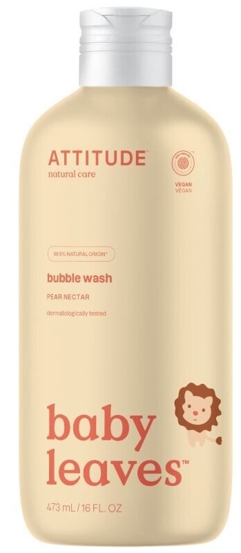 ATTITUDE Dětská pěna do koupele hruška 473ml