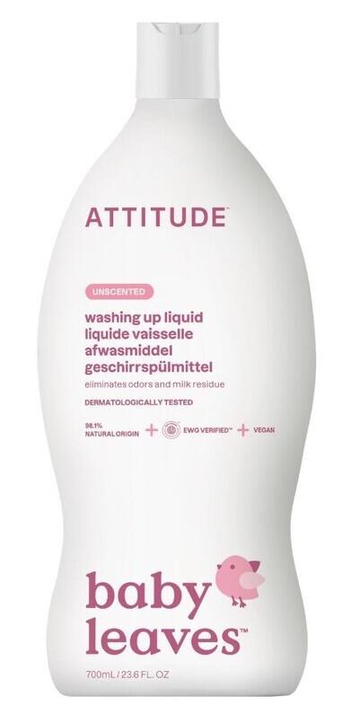 ATTITUDE Prostředek na mytí nádobí bez vůně 700ml