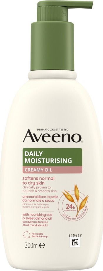 Aveeno Daily Moisturising krém s olejem 300ml