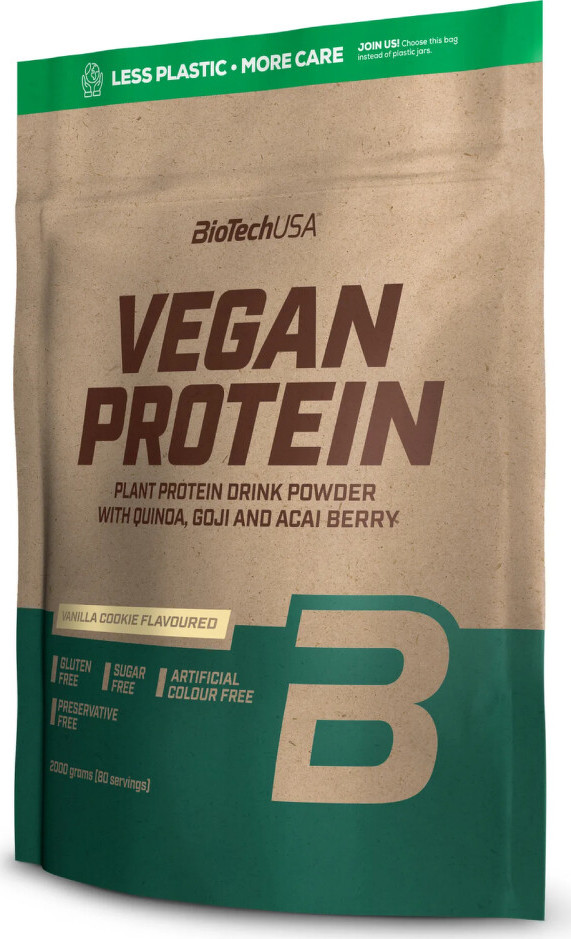 BioTech Vegan Protein 2000g vanilla cookie