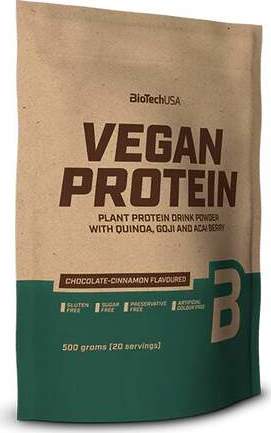 BioTech Vegan Protein 500g chocolate cinnamon