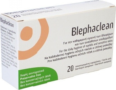 Blephaclean 20 sterilních tamponů