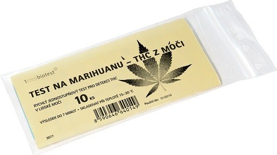 BMS Bohemian Test na marihuanu-THC z moči 10ks