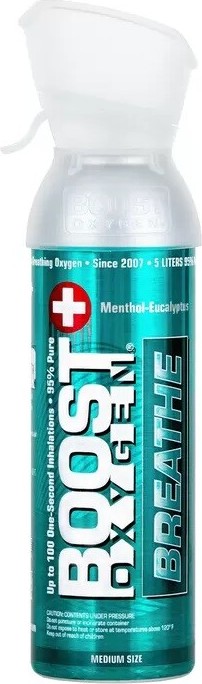 Boost Oxygen kyslík Menthol-Eucalyptus vel.M 5l