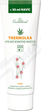 Cannaderm Thermolka hřejivé konopné mazání 250 ml