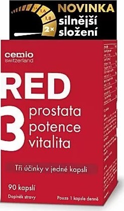 Cemio RED3 cps. 90 NOVÝ