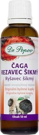 Dr.Popov Kapky bylinné Čaga-Rezavec šikmý 50ml