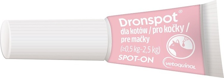 Dronspot 30mg/7.5mg malé kočky spot-on 2x0.35ml