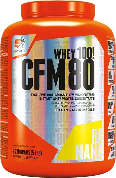 Extrifit CFM Instant Whey 80 2270 g banán