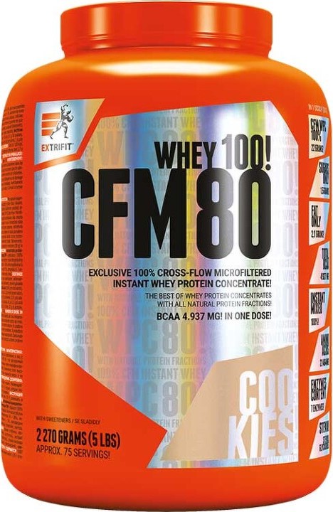 Extrifit CFM Instant Whey 80 2270 g cookies cream