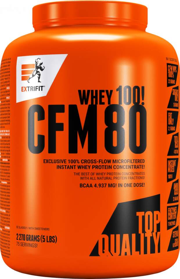 Extrifit CFM Instant Whey 80 2270 g jahody