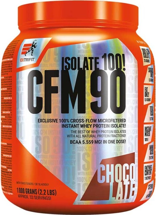 Extrifit CFM Instant Whey Isolate 90 1000 g čokoláda