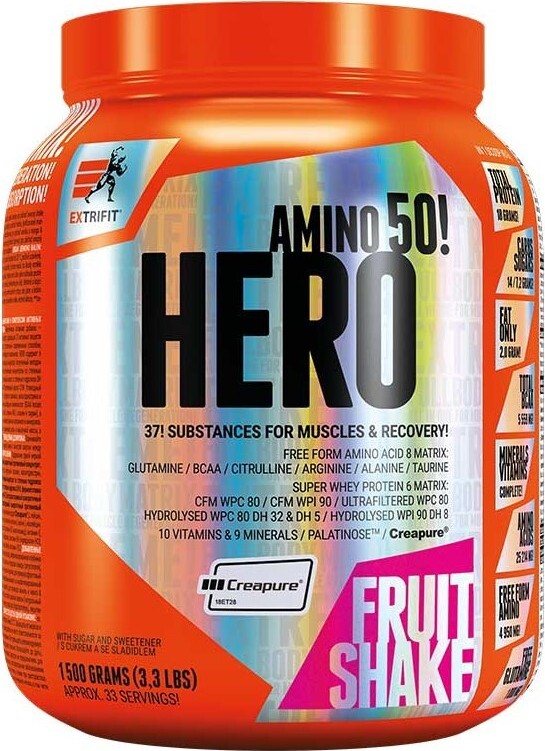 Extrifit Hero 1500g fruit shake