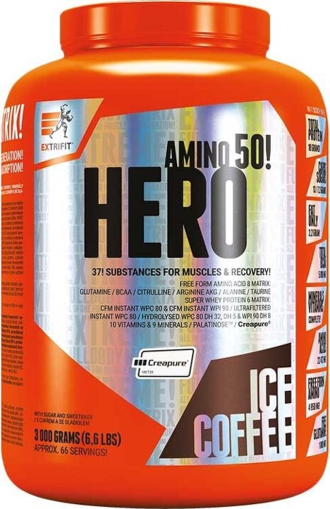 Extrifit Hero 3000 g ledová káva