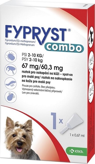 FYPRYST combo 1x0.67ml spot-on pro psy 2-10kg