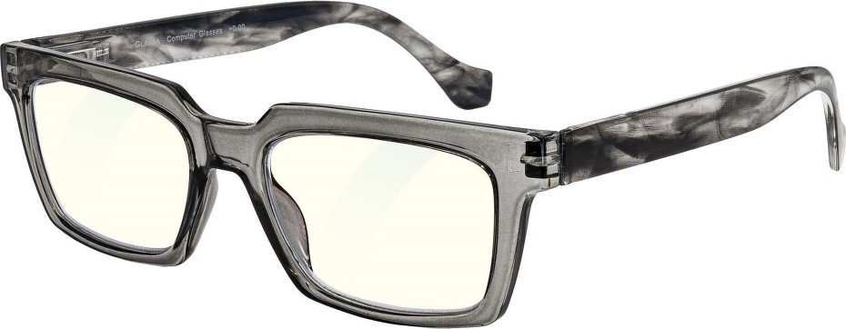 GLASSA brýle na PC šedé +0.00