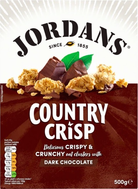 Jordans Country Crips Dark Chocolate 500g