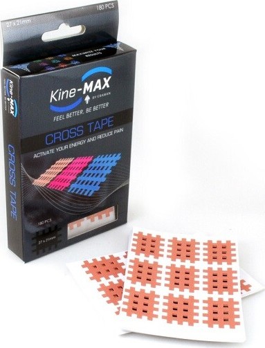 Kine-Max Cross Tape křížový tejpm S tělová 27 x 21m 180 ks