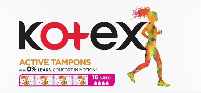 KOTEX Active tampony Super 16ks