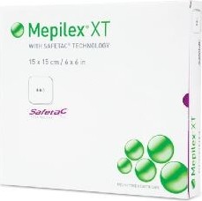 Mepilex Krytí absorbující silikonové sterilní 10 x 10cm 5 ks 294100