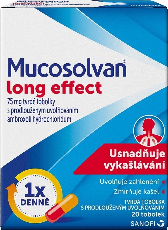 MUCOSOLVAN LONG EFFECT 75MG CPS PRO 20