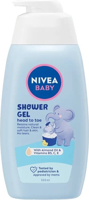 NIVEA Baby Shower gel tělo a vlásky 500ml