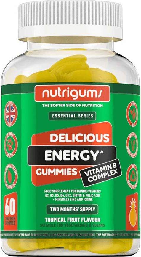 Nutrigums Energy Vitamin B Complex gummies 60ks