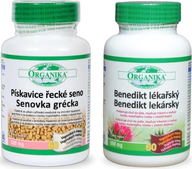 ORGANIKA Pískavice & Benedikt 500mg cps.2x60