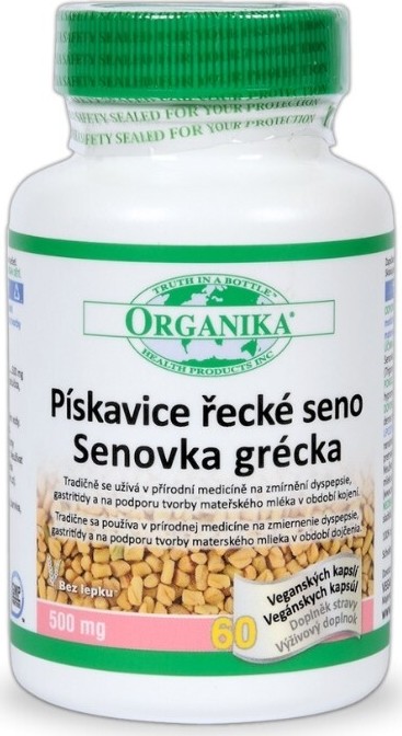 ORGANIKA Pískavice řecké seno 500mg cps.60