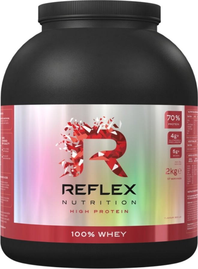 Reflex 100% Whey Protein 2000g vanilka